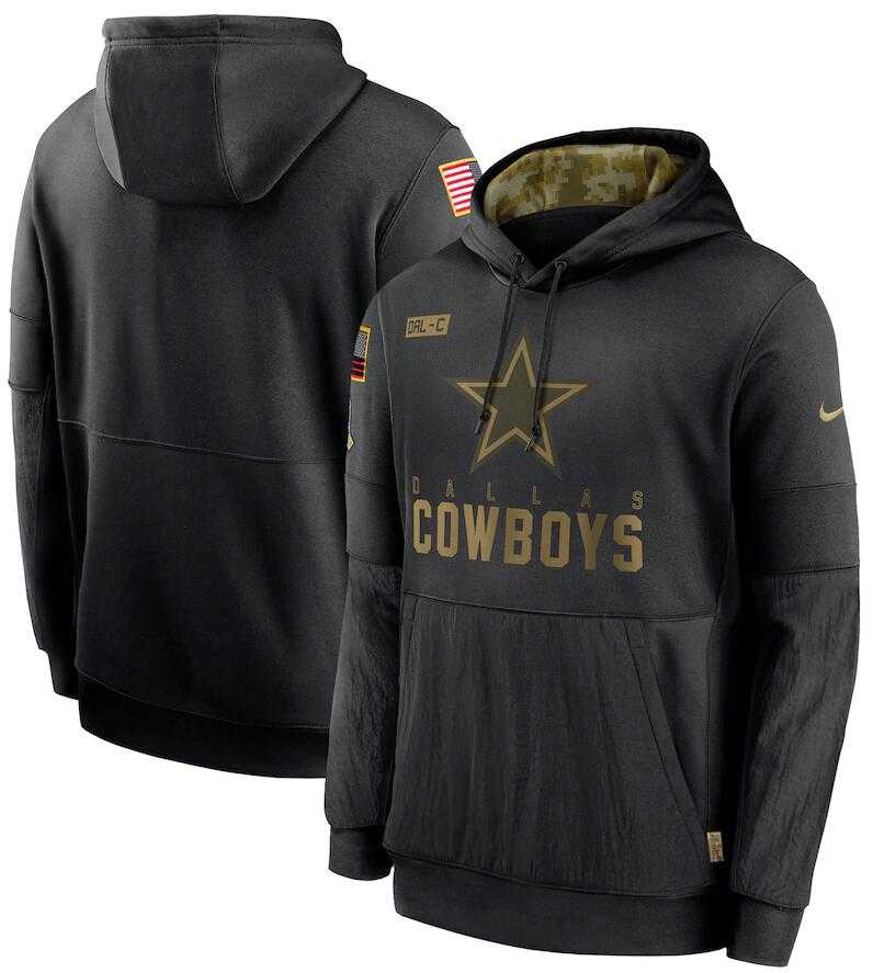 Men's Dallas Cowboys Nike Black 2020 Salute to Service Sideline Performance Pullover Hoodie,We sell and wholesale Men's Dallas Cowboys Nike Black 2020 Salute to Service Sideline Performance Pullover Hoodie on line form chian!